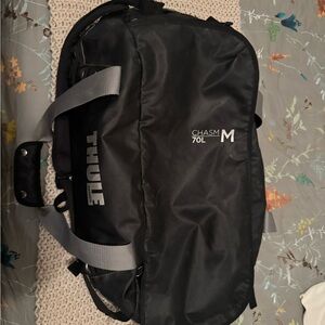 Thule Black Chasm 70L Duffel Bag